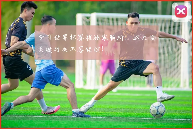 今日世界杯赛程独家解析:这几场关键对决不容错过!